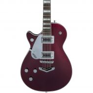 Gretsch Guitars},description:The all-new G5220LH Electromatic Jet BT Single-Cut with V Stoptail delivers BroadTron power with classic Jet clarity.Chambered Mahogany BodiesAt the he