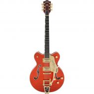Gretsch Guitars},description:For full-throttle Nashville class, the double cutaway G6620TFM Players Edition Nashville Center Block Double-Cut with String-Thru Bigsby and Flame Mapl