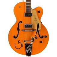Gretsch Guitars},description:Co-designed with the guitarist’s guitarist, Chet Atkins, the venerable 6120 is one of the most widely heard Gretsch instruments. The G6120T-55 Vintage