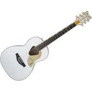Gretsch G5021WPE Penguin Parlor Acoustic Electric Jumbo Non-Cutaway White w/Fishman Pickup System