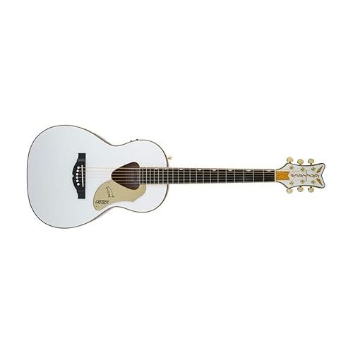  Gretsch G5021WPE Penguin Parlor Acoustic Electric Jumbo Non-Cutaway White w/Fishman Pickup System