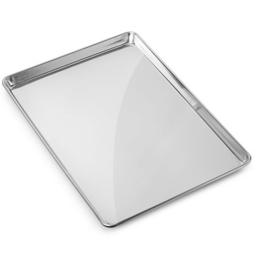  Gridmann Commercial Grade Aluminium Cookie Sheet Baking Tray - Asssorted Sizes - 6 Pans