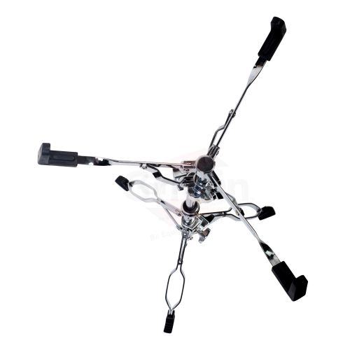  Snare Drum Stand by Griffin Deluxe Percussion Hardware Base Kit with Double Braced, Light Weight Mount for Standard Snare and Tom Drums Slip-Proof Gear Tilter Sturdy Clamp Style Ba