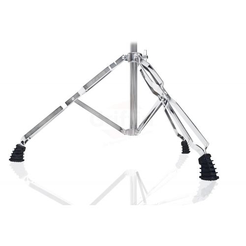  Cymbal Stand With Boom Arm by Griffin (Pack of 2)|Drum Percussion Gear Hardware Set with Double Braced Legs|Counterweight Adapter for Mounting Heavy Duty Crash, Ride, and Splash Cy