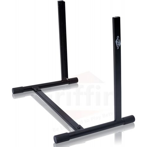  Rack Mount Stand with 10 Spaces by Griffin | Music Studio Recording Equipment Mixer Standing Case | RackMount Audio Network Server Gear for DJs, Stage Performers and Bands|Includes