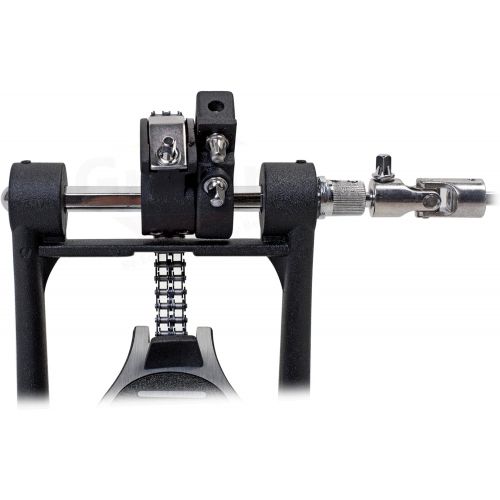 Deluxe Double Kick Drum Pedal for Bass Drum by Griffin | Twin Set Foot Pedal|Quad Sided Beater Heads|Dual Pedal Double Chain Drive Percussion Hardware | Impressive Response for Met