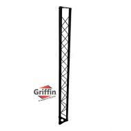 Triangle Truss Segment Extension by Griffin | 5Ft Extra Trussing Section for DJ Lighting System Stand | Mount Light Cans & Sound Effects for Pro Audio Equipment Gear | Parties, Liv