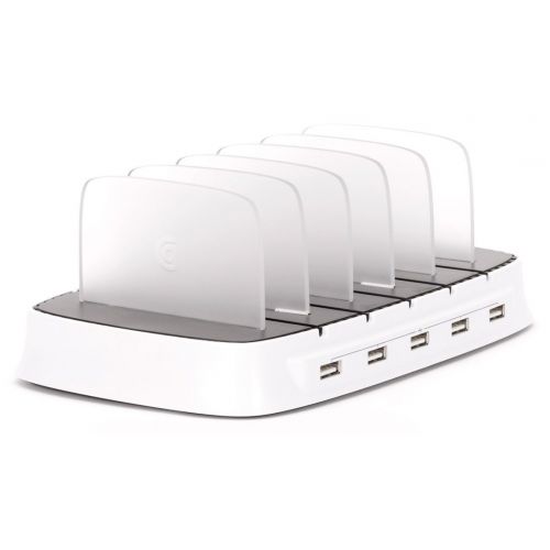  Griffin Technology Griffin PowerDock 5 - Multi-Charger Dock [Charges 5 USB devices] [For iPad, for iPhone, and for iPod]