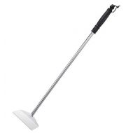 Grilljoy 25.2 Stainless Steel BBQ Charcoal Ash Rake Elongated Rubber Handle