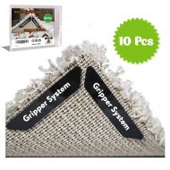 Gripper System Rug Gripper Carpet Corner Weights No Slip Anti Curling Non Sliding Double Sided Indoor Outdoor Adhesive Tape Pad Anchors Stickers Grip Hardwood Floor Reusable Washable Eco Friendly