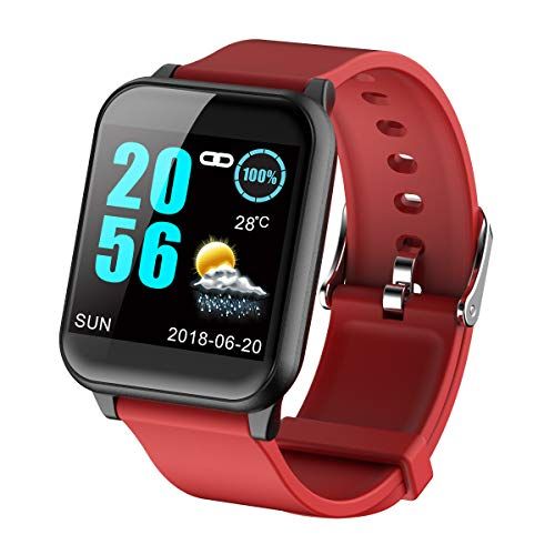  Grist CC Fitness Smartwatch Fitness Tracker Heart Rate Monitor 7+ Day Battery & Water Resistance for Men Women