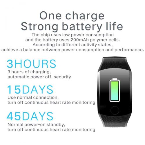  Grist CC Fitness Tracker IP67 Waterproof Activity Tracker Pedometer Sleep Monitor Step Counter Slim Smart Bracelet