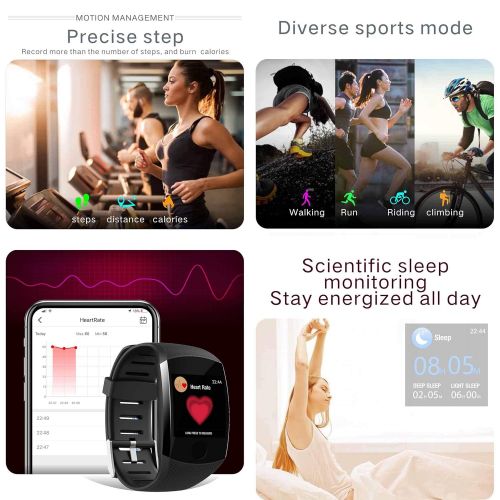  Grist CC Fitness Tracker IP67 Waterproof Activity Tracker Pedometer Sleep Monitor Step Counter Slim Smart Bracelet