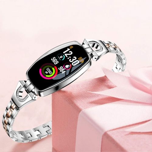  Grist CC Women Smart Bracelet Fitness Tracker Heart Rate Monitor Watch with Color Screen IP67 Waterproof Pedometer