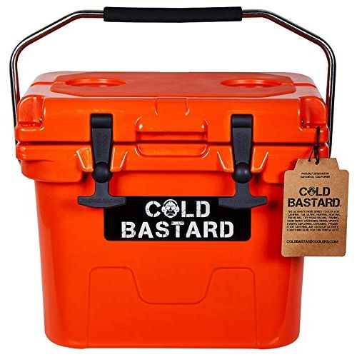  Grizzly Rigid Series 15QT Orange Neon Cold Bastard ICE Chest Cooler YETI Quality Free Accessories Free S&H