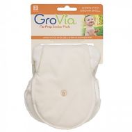 GroVia No-Prep Reusable Soaker Pad for Baby Cloth Diapering Hybrid Diaper Shell (2 Count)