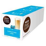 GroceryLand Nescafe Dolce Gusto Cappuccino Ice, Pack of 3, 3 x 16 Capsules 24 Servings