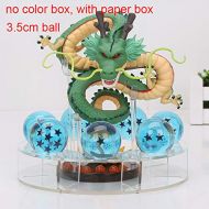 Grocoto Prime - Action & Toy Figures - Dragon Ball Z Shenron PVC Action Figures Toys Golden Green Dragon 7Pcs 3.5cm Dragonball Z Crystal Balls + Shelf Great Gift 1 PCs