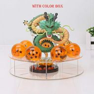 Grocoto Action & Toy Figures - New Black Star Figuarts Dragon Shenlong + 7 Crystal Balls 4cm + 1 Shelf Dragon Ball Toy Action Figures Dragonball Figures 1 PCs