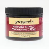 Groganics Hair Gro-N-Wild, 6 oz (Pack of 3)
