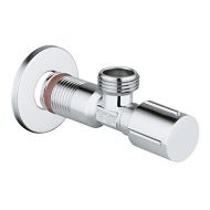 [아마존핫딜]Grohe GROHE | Sicherungstechnik - Eckventil | mit selbstdichtendem Anschlussgewinde, Wandanschluss 1/2 Zoll mit Schubrosette, Abgang 1/2 Zoll | 22043000