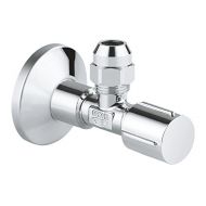 [아마존핫딜]Grohe GROHE Eckventil | Sicherungstechnik - Eckventil | mit selbstdichtendem Anschlussgewinde, Wandanschluss 1/2 Zoll mit Schubrosette, Abgang 3/8 Zoll | 22039000