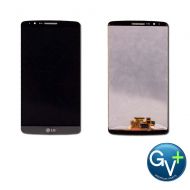 Group Vertical OEM Touch Screen Digitizer and LCD for LG G3 - Metallic Black (D85, VS985, LS990, US990, F400)