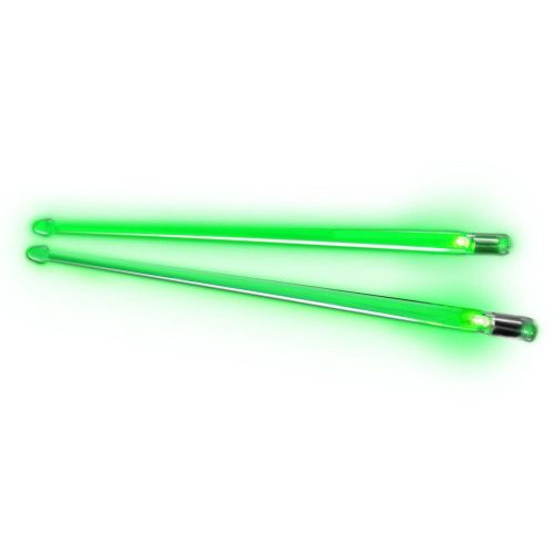  GroverTrophy Firestix Light Up Drumsticks - Green