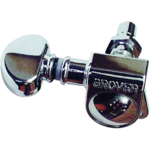  Grover 406C Rotomatic Mini 3 per Side Self Locking Machine Heads, Chrome