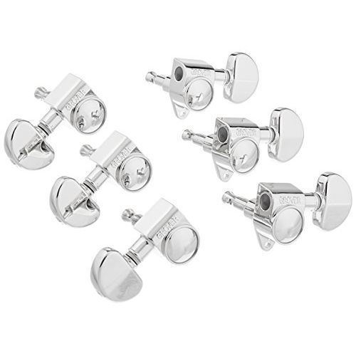  Grover 102-18N Rotomatic 18:1 3 per Side Tuners, Nickel