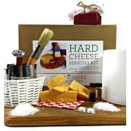 Grow and Make DIY Hard Cheese Kit - Learn how to make Gouda, Colby, Manchego and Cheddar Cheese at home!
