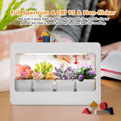  GrowLED Plant Grow Light LED Indoor Garden Light, Kitchen Garden with Timer Function, 24V Low Safe Voltage, Ideal for Plant Grow Novice Or Enthusiasts, Various Plants, DIY Decorati