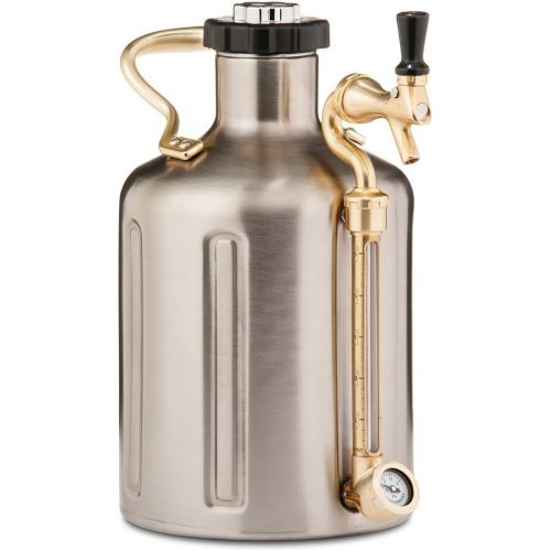  [아마존핫딜][아마존 핫딜] GrowlerWerks Stainless Steel uKeg Carbonated Growler, 128 oz