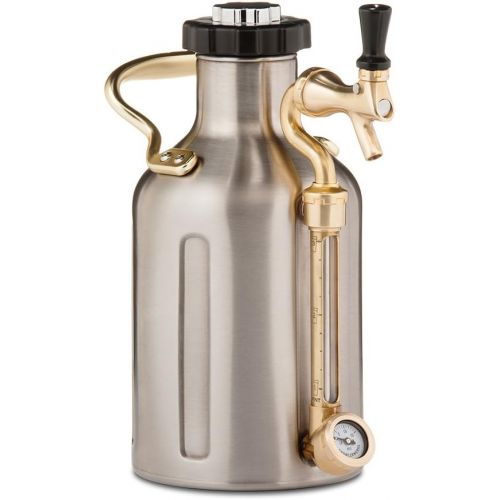  [무료배송] 그로울러웍스 유케크 맥주 디스펜서 GrowlerWerks uKeg Carbonated Growler, 64 oz, Stainless Steel