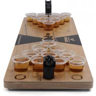 Grown Man Games Mini Beer Pong - Drinking Game - Party Game - Beer Game - Tabletop Beer Pong Table - Mini Pong Mini Game - Tabletop Beer Pong Set