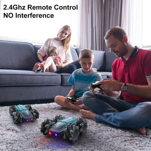  Growsland Remote Control Car Toys for Boys 6-8 8-12, Double Sided RC Cars for Kids, 360° Rotating 45°& Lateral Drift Stunt Car Gifts Boys Age 4 5 6 7 8 9 10 11 12 Year Old