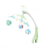 GrowthPic Musical Baby Crib Mobile with Star Projector Nursery Function, Foldable Arm, Hanging...