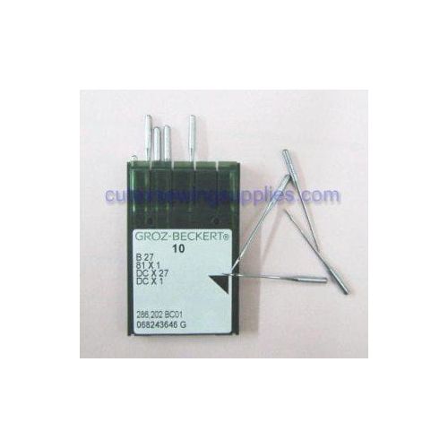  100 Groz-Beckert B27 DCX27 Ball Point Overlock Sewing Machine Needles -Size 12 (metric 80)