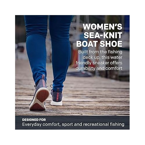  Grundens Women's Sea Knit Boat Shoe | Lace-Up, Water-Resistant