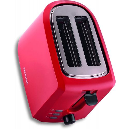  Grundig TA 4620 R Toaster Rot, 850 W, 7 Braununggradeinstellung,