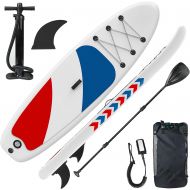 Gruper Inflatable Stand Up Paddle Boards with 3 Layers Anti Air Leakage Design, 330 lb Load-Bearing Weight, Anti Non-Slip Deck, Premium SUP Accessories, for Having Fun in Rivers, L