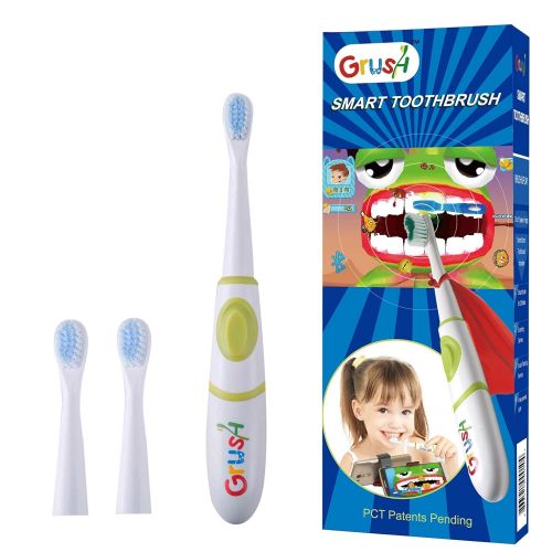  Grush Smart Sonic Toothbrush for Kids with Interactive Games Bluetooth Connected and Parental...