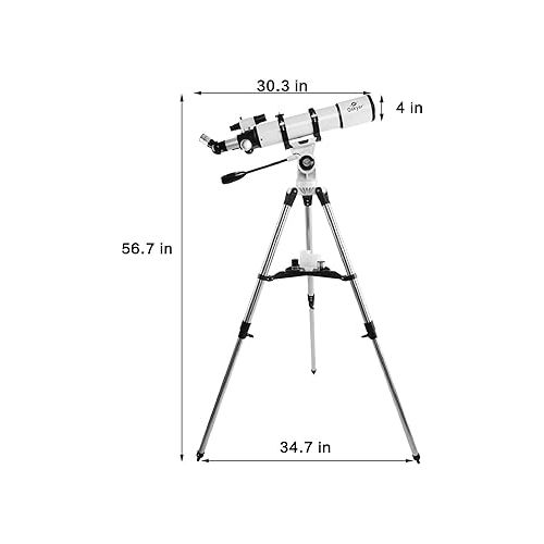  Gskyer Telescope 600x90mm AZ Astronomical Refractor Telescope for Adults Astronomy, German Technology Scope