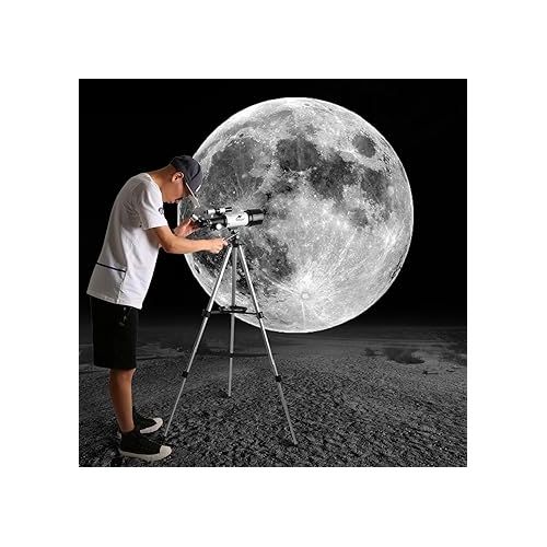  Gskyer Telescope, 70mm Aperture 400mm AZ Mount Astronomical Refracting Telescope for Kids Beginners - Travel Telescope with Carry Bag, Phone Adapter and Wireless Remote