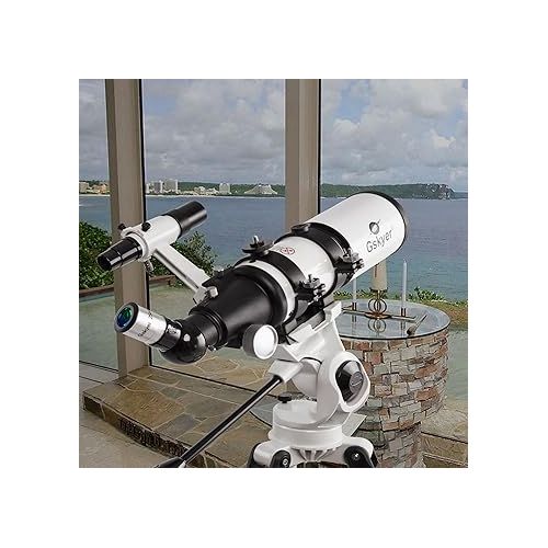  Gskyer Telescope, Telescopes for Adults, 80mm AZ Space Astronomical Refractor Telescope Kids, Adults Astronomy, German Technology Scope