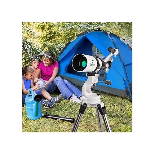  Gskyer Telescope, Telescopes for Adults, 80mm AZ Space Astronomical Refractor Telescope Kids, Adults Astronomy, German Technology Scope