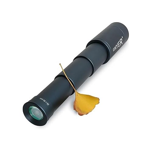  25x50 Gskyer Monocular Telescope HD High Powered Scope for Adult with FMC Lens BAK-4 Prism, The High-End Art Collection, Optics Monoculars for Bird Watching Travelling Watching Games Hiking Hunting