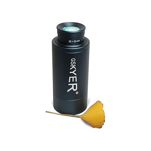  25x50 Gskyer Monocular Telescope HD High Powered Scope for Adult with FMC Lens BAK-4 Prism, The High-End Art Collection, Optics Monoculars for Bird Watching Travelling Watching Games Hiking Hunting