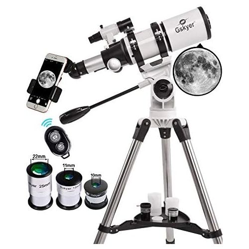  [아마존베스트]Gskyer Telescope, 80mm AZ Space Astronomical Refractor Telescope, German Technology Scope