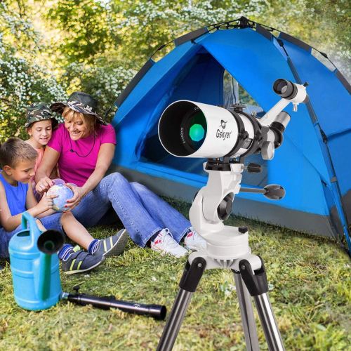  [아마존베스트]Gskyer Telescope, 80mm AZ Space Astronomical Refractor Telescope, German Technology Scope